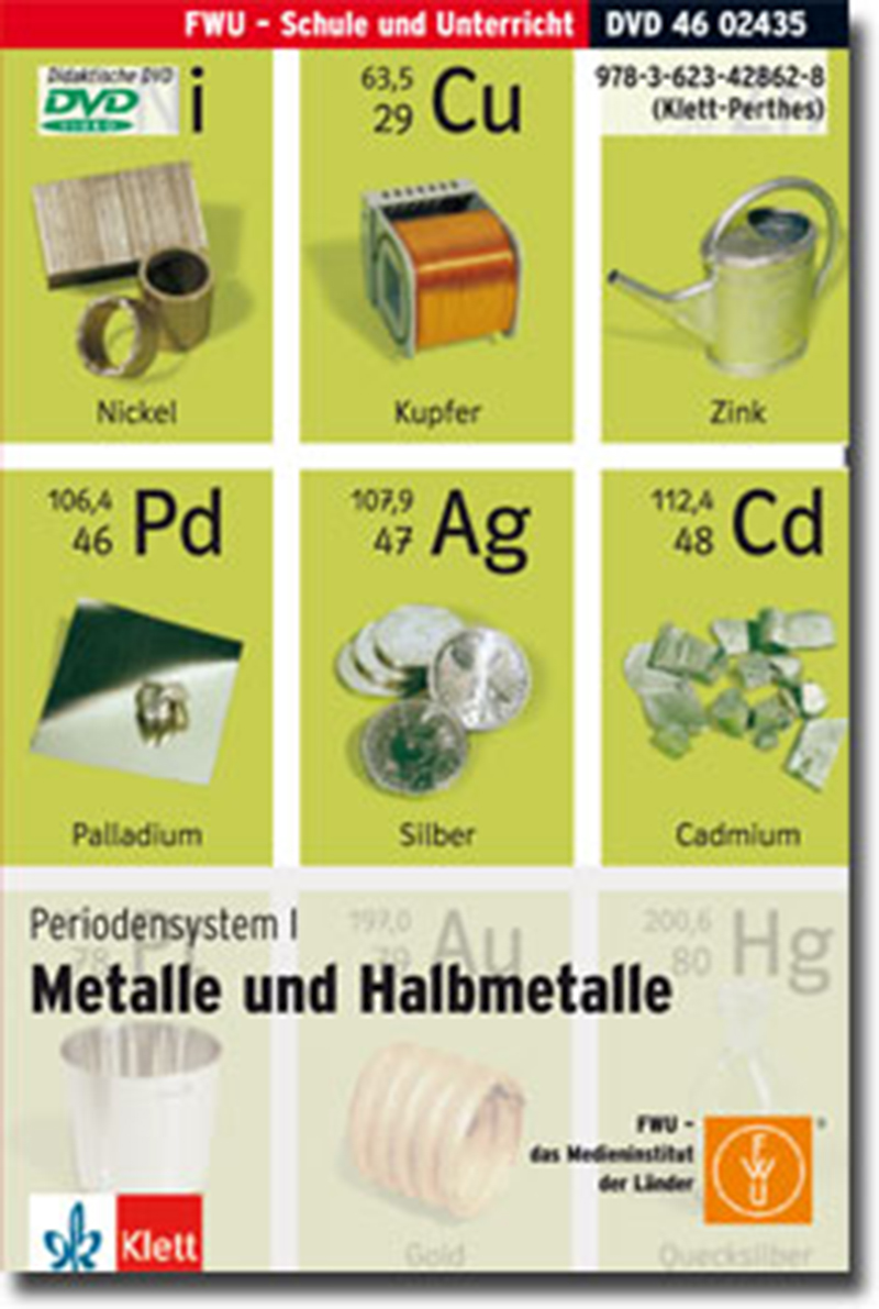 Dvd Periodensystem I Metalle Und Halbmetalle Dvd S Chemie Medien Schule Windaus Labortechnik